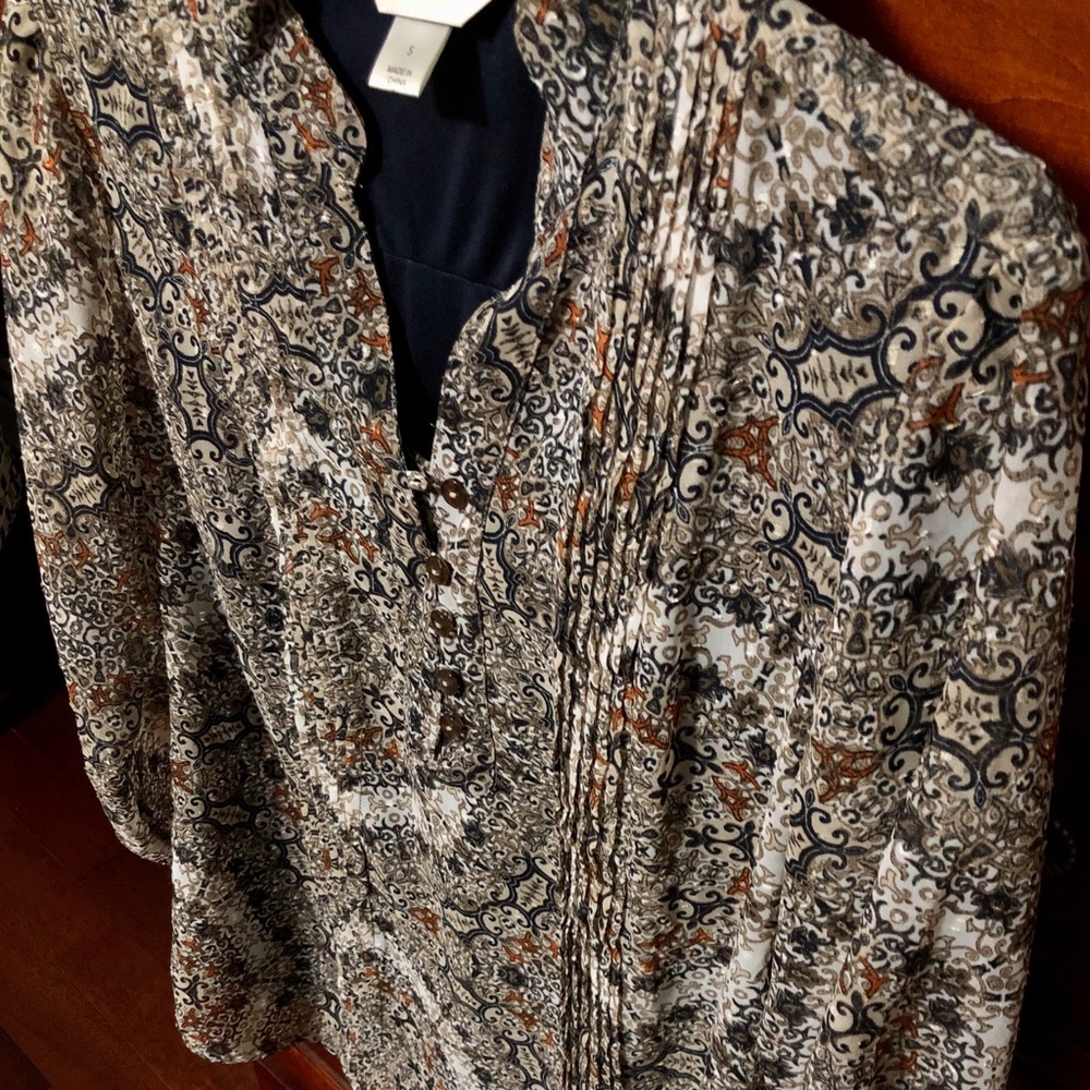 EUC! Small C&B 1/4 button top